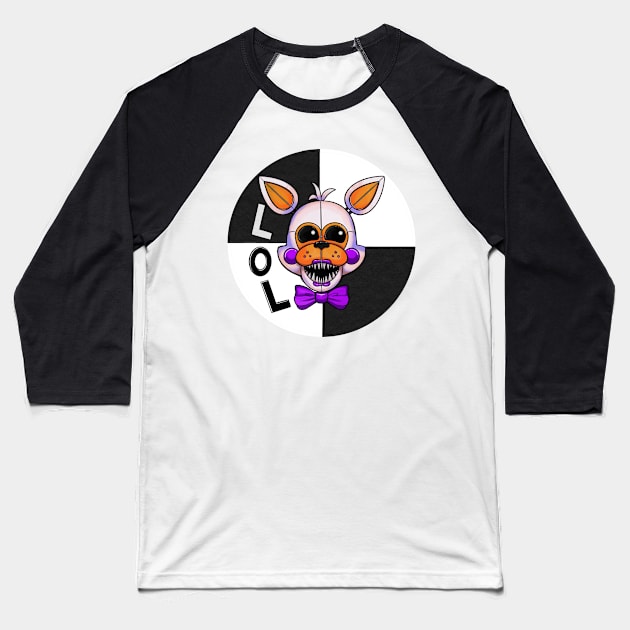 Lol - laughing out loud Animatronic Baseball T-Shirt by ThePaper